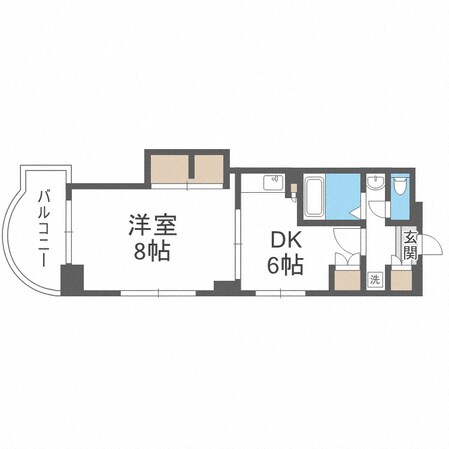 コンソラーレ日本橋の物件間取画像